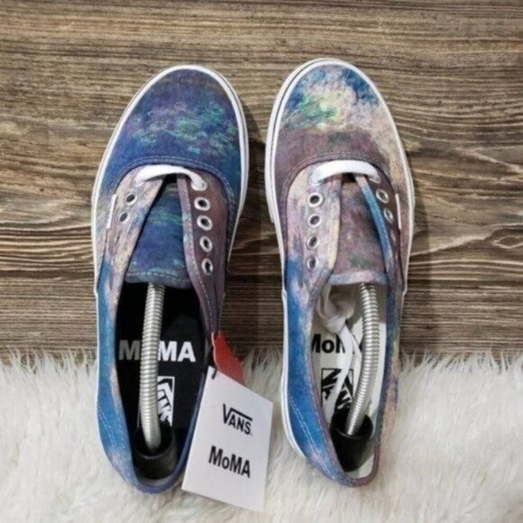 New Vans Authentic Moma Womens Sneakers Size 6.5 DEADSTOCK Artsy Watercolor Boho - Picture 7 of 8